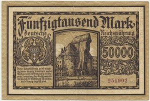 Gdansk, 50 000 mariek 1923