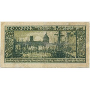 Danzig, 10 Millionen Mark 1923 - A -