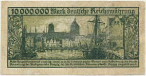 Gdansk, 10 millions de marks 1923 - A -