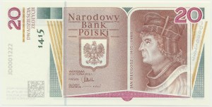 PLN 20, 2015 - 600th Anniversary of the Birth of John Dlugosz -.