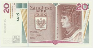 20 Or 2015 - 600e anniversaire de la naissance de Jan Długosz -.