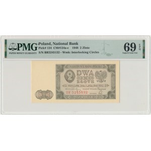 2 złote 1948 - BR - PMG 69 EPQ