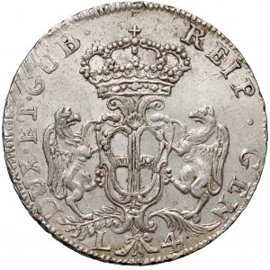 Italy, Republic of Genoa, 4 lire 1792