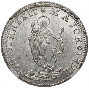 Italy, Republic of Genoa, 4 lire 1792