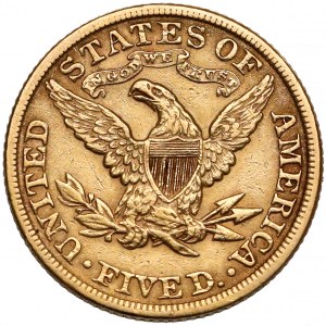 USA, 5 dolarów 1899 - Liberty Head
