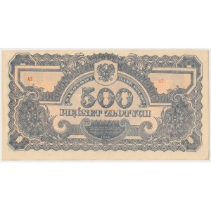 Falsyfikat z epoki 500 złotych 1944 ...owym - AT