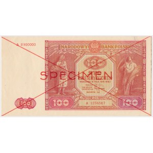 100 złotych 1946 - SPECIMEN - A