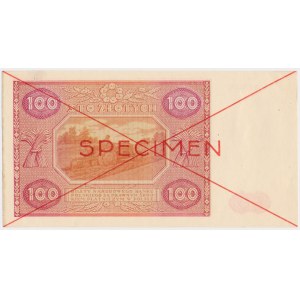 100 złotych 1946 - SPECIMEN - A