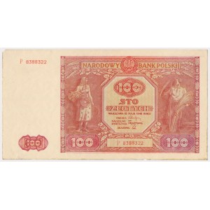 100 złotych 1946 - P - duża litera