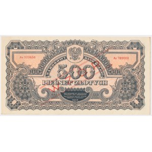 500 złotych 1944 ...owe - WZÓR - Az