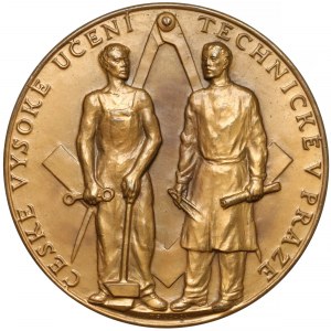 Czechosłowacja, Medal, Politechnika Czeska w Pradze 1957 (Fischer)