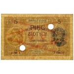 5 złotych 1924 - WZÓR - II EM. A