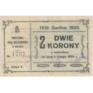 Gorlice, Powiatowa Kasa Oszczędności, 2 korony 1920