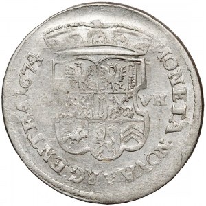 Niemcy, Prusy-Brandenburgia, Fryderyk Wilhelm, 1/3 talara Monachium 1674 AVH