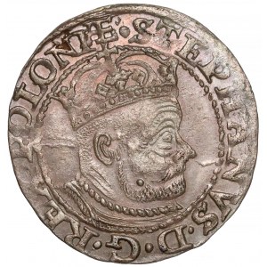 Stefan Batory, Grosz Olkusz 1579 - duża głowa - PIĘKNY i rzadki