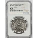 Próba NIKIEL 100 złotych 1960 Mieszko... postacie - bez deseniu