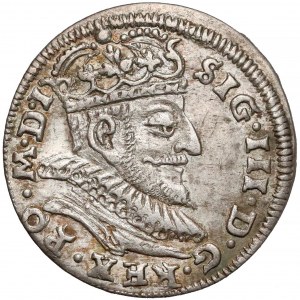 Zygmunt III Waza, Trojak Wilno 1590 - z walca - MDI (RR)