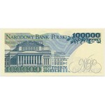 100.000 złotych 1990 - niski numer - AP 0000005