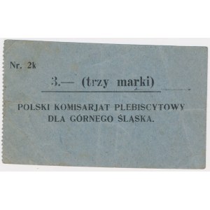 Górny Śląsk, Plebiscyt 3 mk