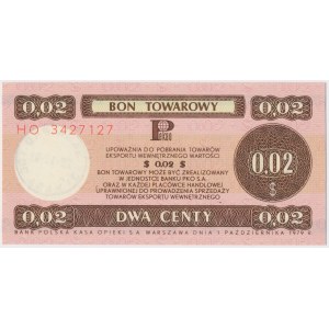 PEWEX 2 centy 1979 - mały - HO