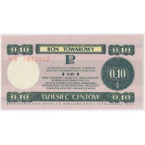 PEWEX 10 centów 1979 - duży - HB