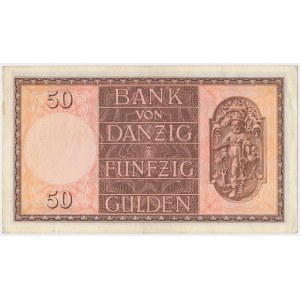 Gdańsk, 50 guldenów 1937 - H