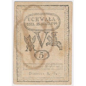 5 groszy 1794