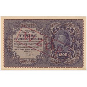 1.000 mkp 08.1919 - WZÓR - II Serja A 