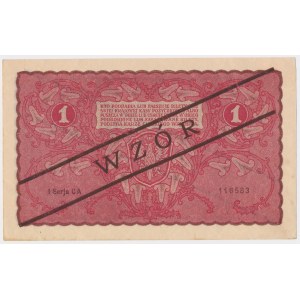 1 mkp 08.1919 - WZÓR - I Serja CA
