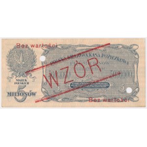 5 mln mkp 1923 - WZÓR - A