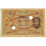 5 złotych 1924 - WZÓR - II EM. A