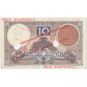 10 złotych 1919 - WZÓR - S.4 A
