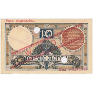 10 złotych 1924 - WZÓR - II EM. A