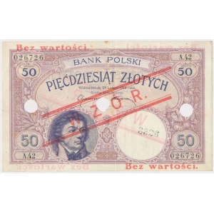 50 złotych 1919 - WZÓR - A.42