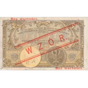 1.000 złotych 1919 - WZÓR - niski nadruk