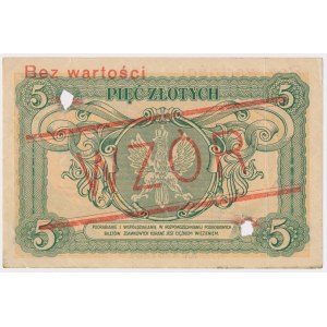 5 złotych 1925 Konstytucja - WZÓR - Nr 139