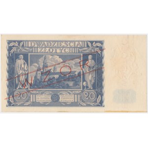 20 złotych 1936 - WZÓR - AW