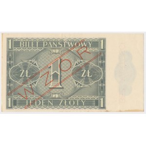 1 złoty 1938 Chrobry - WZÓR - H 