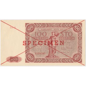 100 złotych 1947 - SPECIMEN - Ser.A