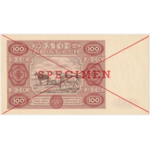 100 złotych 1947 - SPECIMEN - Ser.A