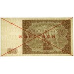 1.000 złotych 1947 - SPECIMEN - Ser.A
