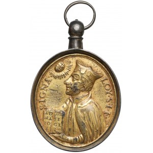 Medalik religijny, Św. Ignacy Loyola i Józef z Dzieciątkiem Jezus