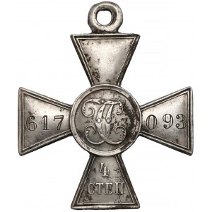 Rosja, Krzyż Świętego Jerzego st.4 dla Grzegorza Kuncewicza z 7. Pułku Strzelców, Częstochowa
