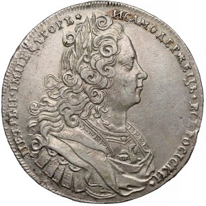 Russia, Peter II, Rouble 1727