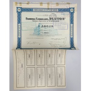 Fabryka Czekolady Plutos, Em.1, 100 zł 1926