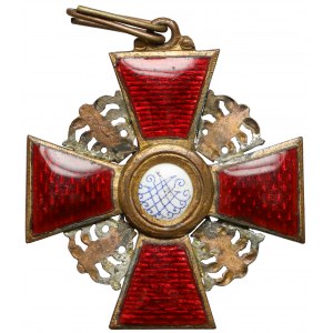 Rosja, Order Świętej Anny III. klasy (brąz złocony)