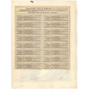 Warszawska Spółka Budowy Parowozów, Em.3, 5x 500 mkp 1921