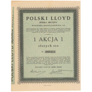 Polski Lloyd, Em.1-4, 100 zł 1931