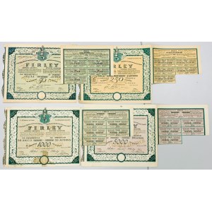 Lubelska Fabryka Portland Cementu Firley - emisja złotowa 1925-28 (4szt)
