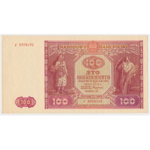 100 złotych 1946 - J - mała litera